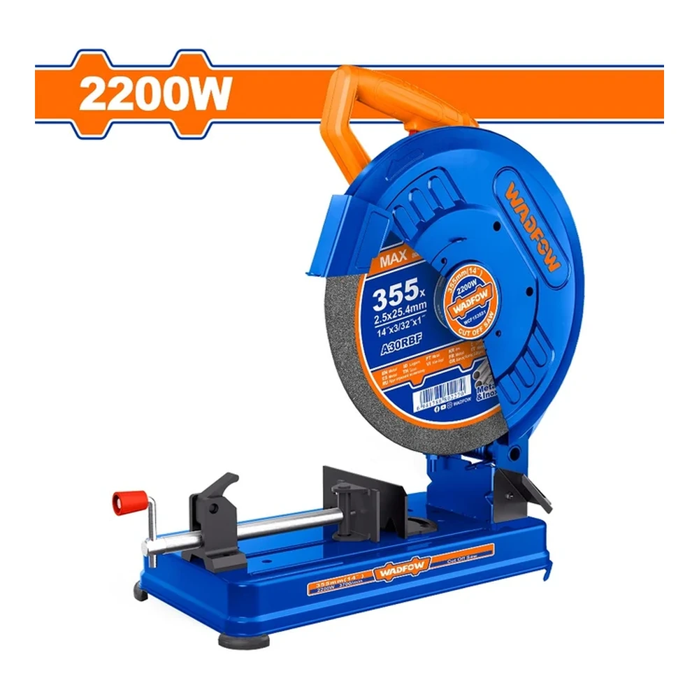 WADFOW Cut Off Saw 355x25.4mm, 2200W | WCF153558