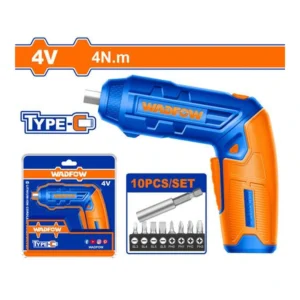 WADFOW Lithium-Ion Cordless Screwdriver 4V, 4Nm | WCV4415