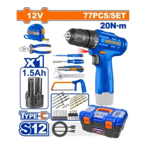 WADFOW 77Pcs Tools Set | WDT1B77