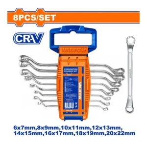 WADFOW Offset Ring Spanner Set 6-22mm | WFR3208
